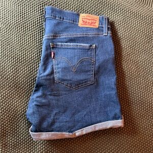 Levi's Blue Jean Shorts